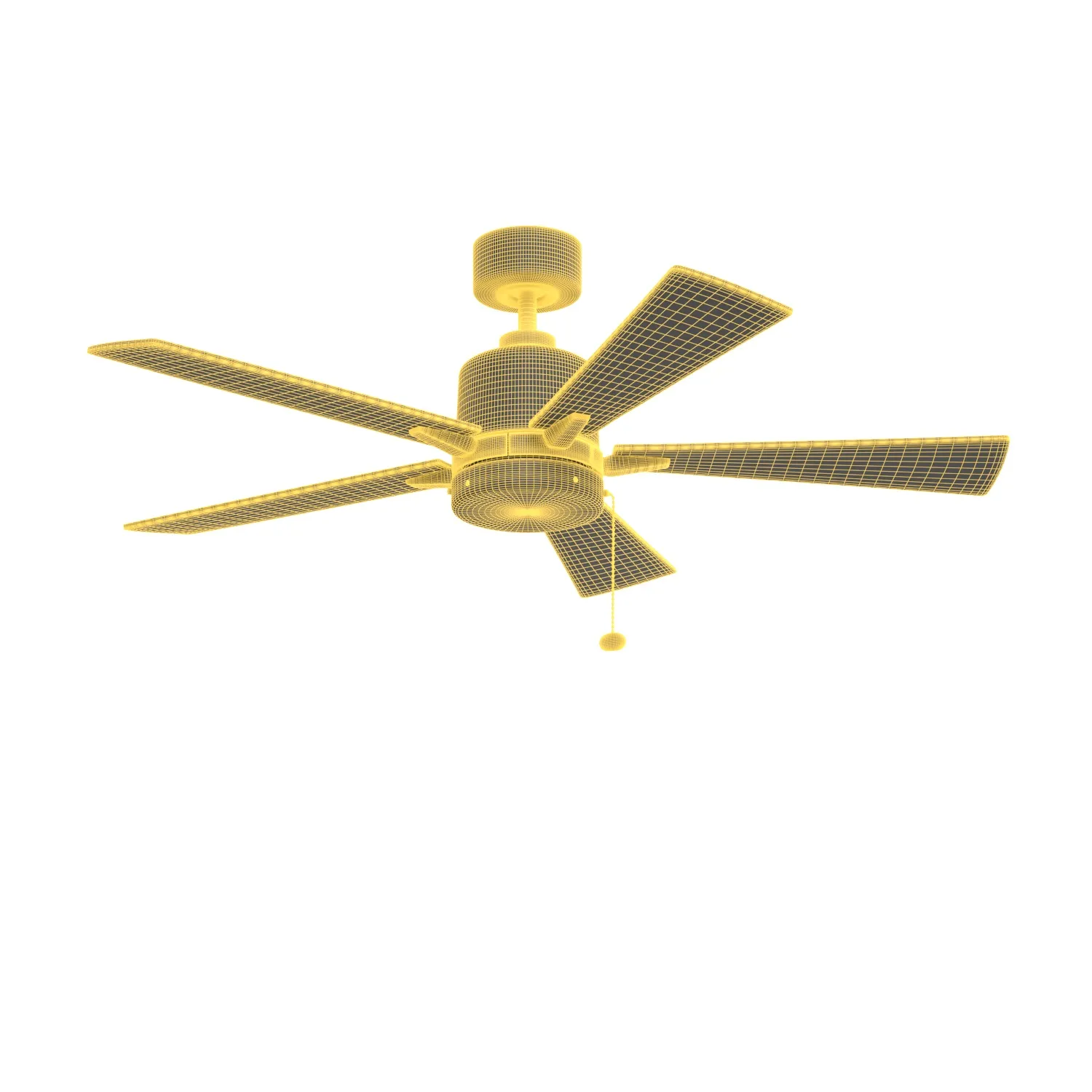 Lucian 52 Inch Ceiling Fan PBR 3D Model_07