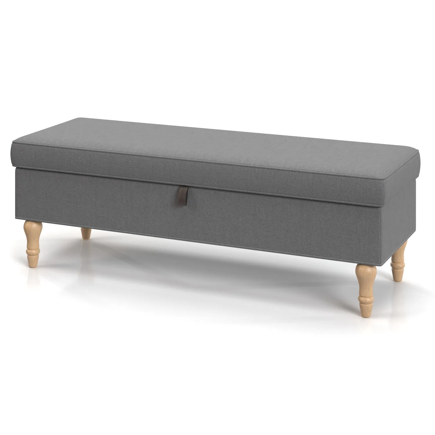 Ikea Stocksund Ljungen Medium Gray Bench PBR 3D Model_01
