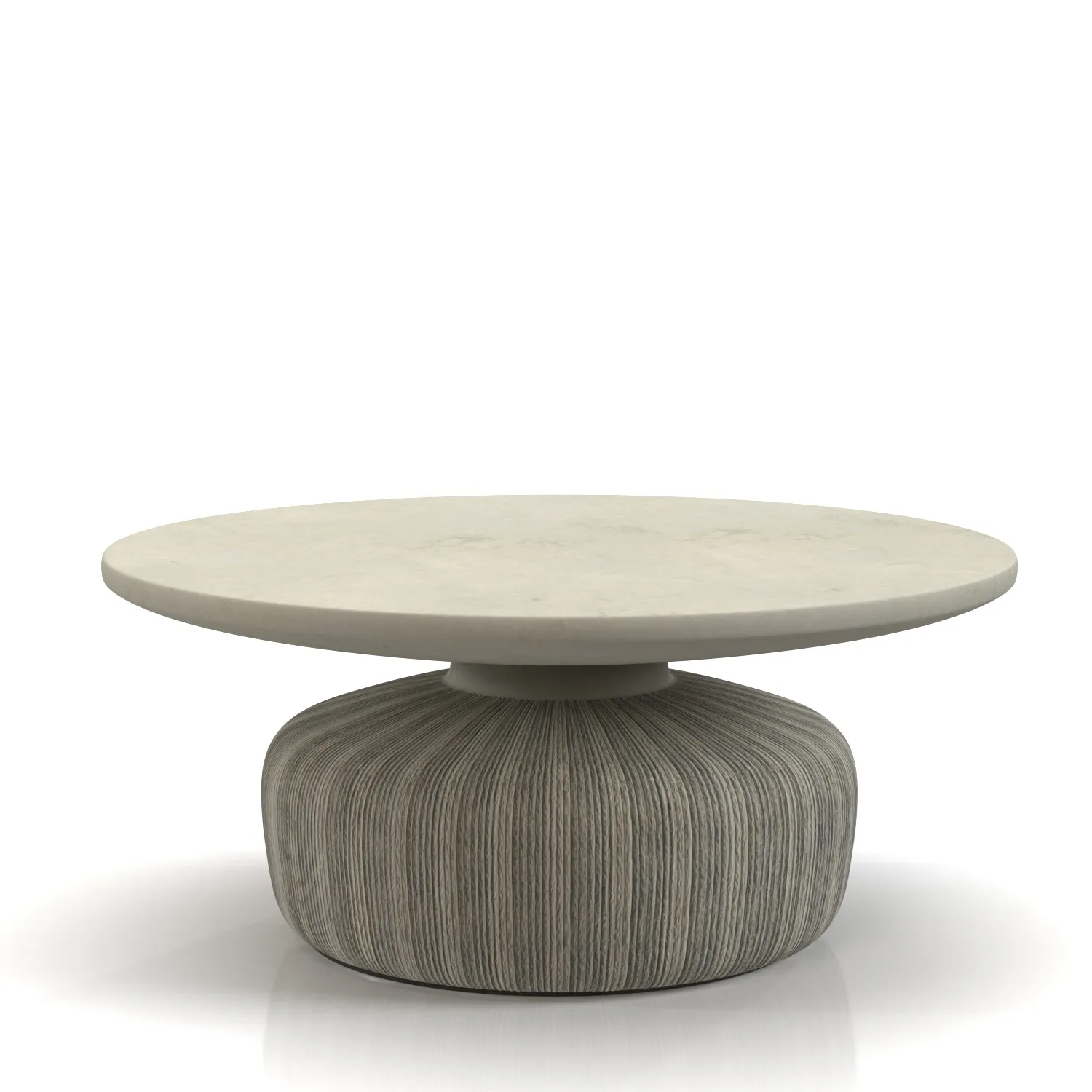 Tambor Concrete Coffee Table 3D Model_01
