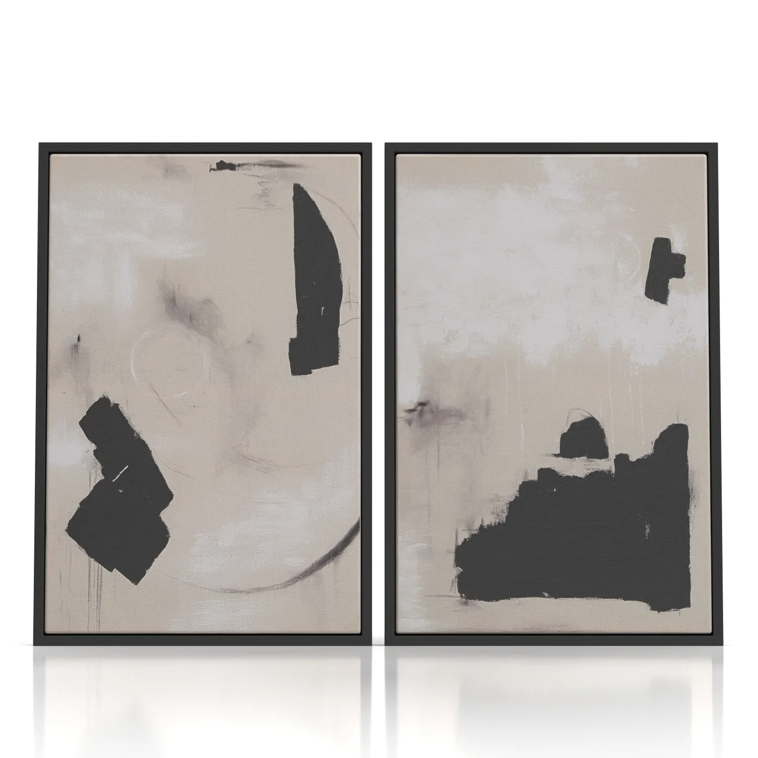 Asia Canvas Wall Art Renwil PBR 3D Model_04