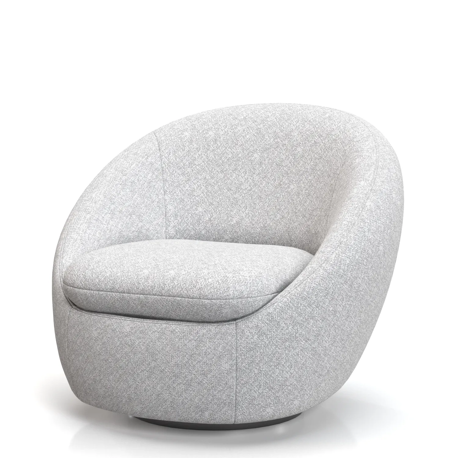 Cozy Swivel Chair PBR 3D Model_06