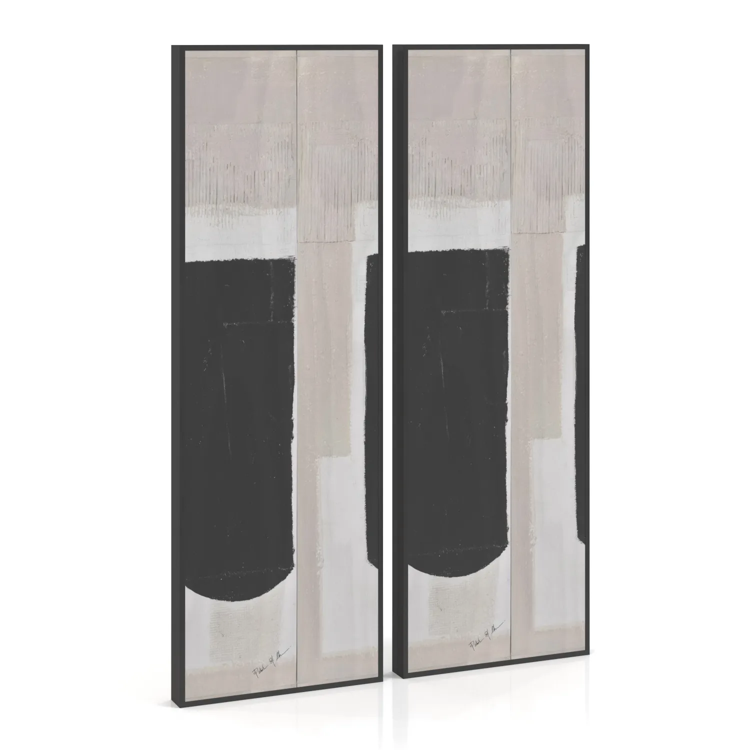 Dragoni Hand PainTed Wall Art Renwil PBR 3D Model_01