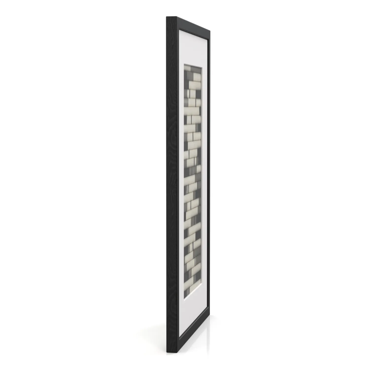 Flaxen Scroll Shadow Box Wall Art PBR 3D Model_03