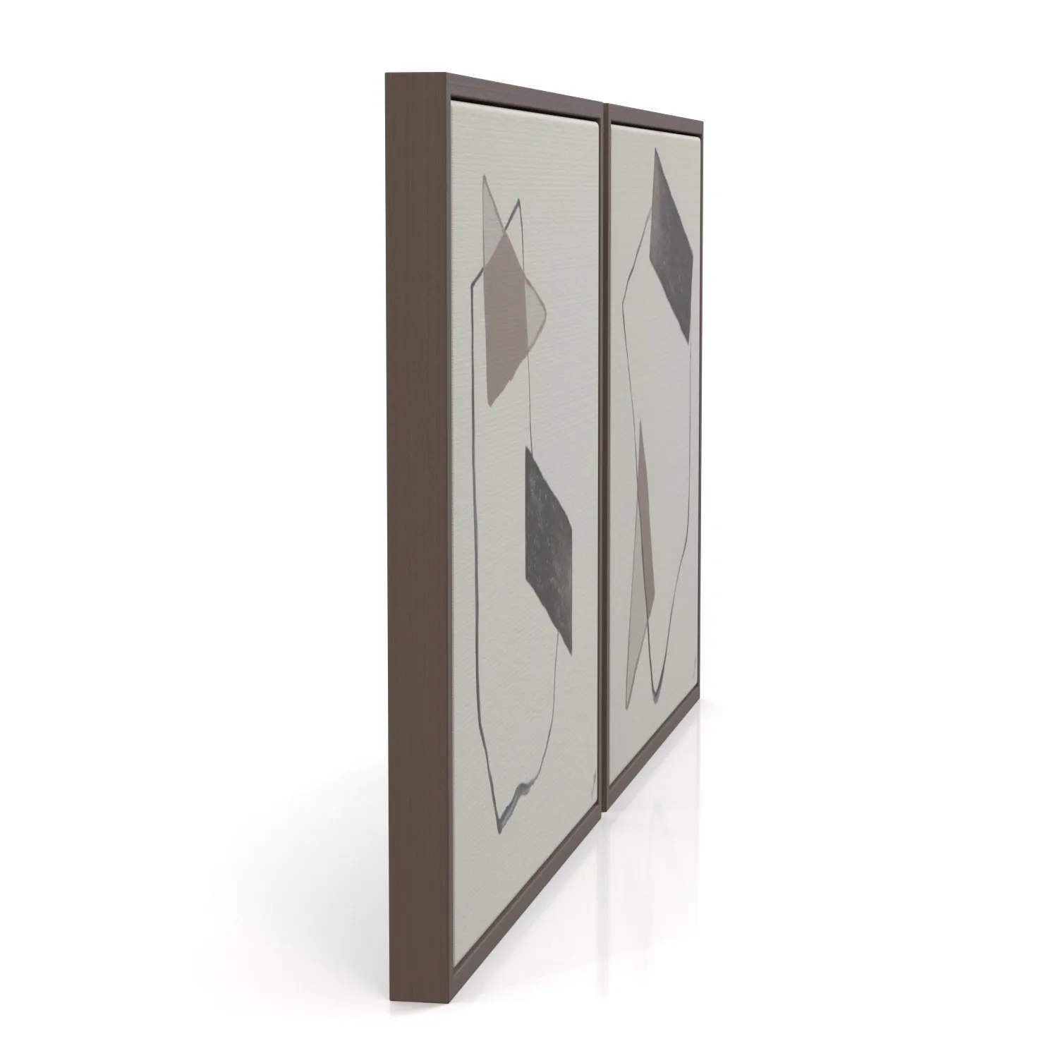 Lacadie Canvas Wall Art Renwil PBR 3D Model_03