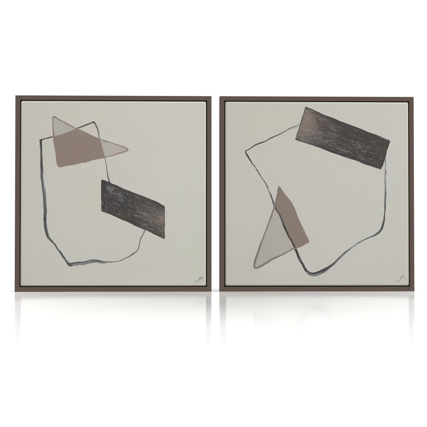 Lacadie Canvas Wall Art Renwil PBR 3D Model_04