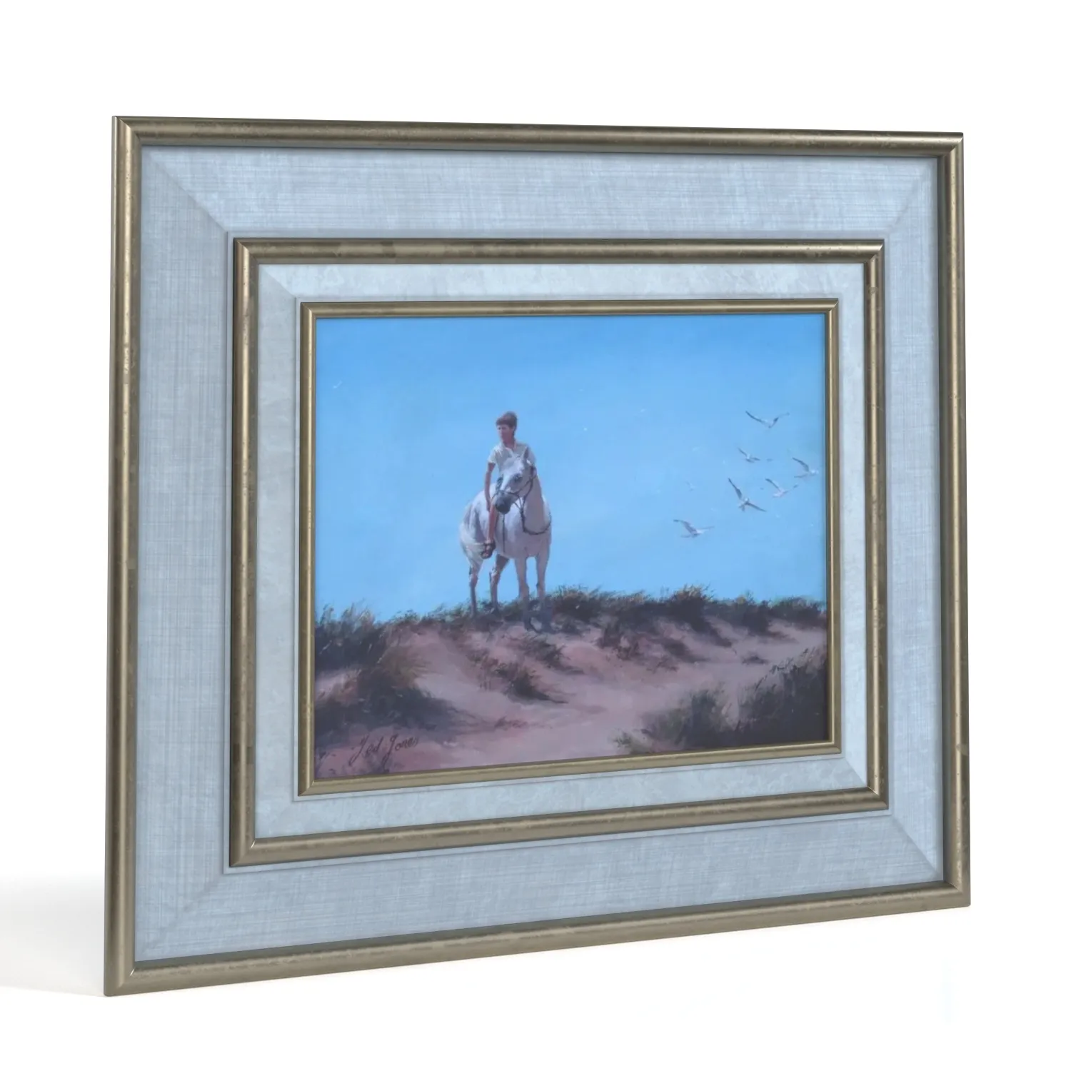 Ted Jones Dublin Ireland Irish Oil Painting PBR 3D Model_06