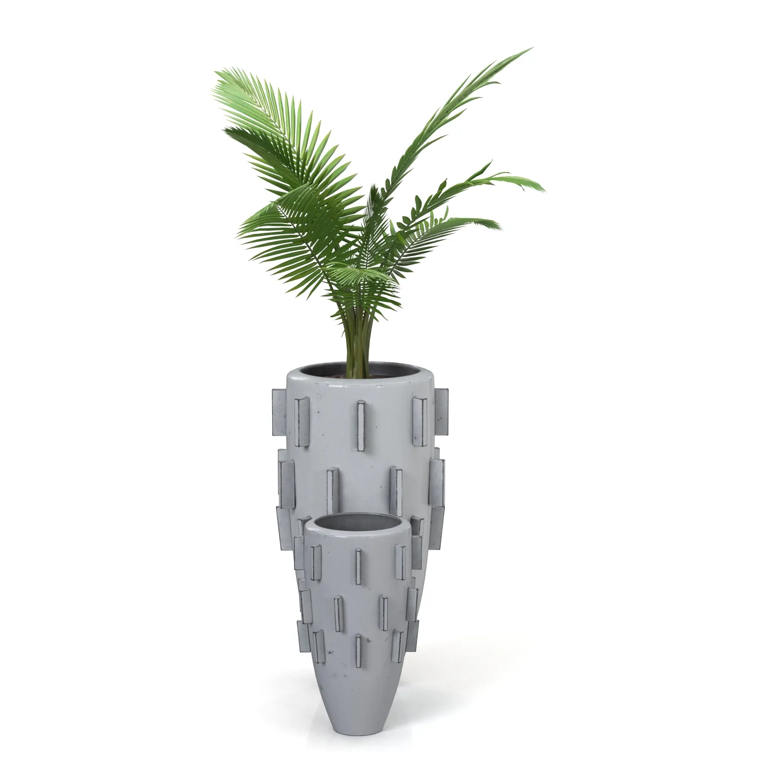 Areca Palm Ari Planter PBR 3D Model_03