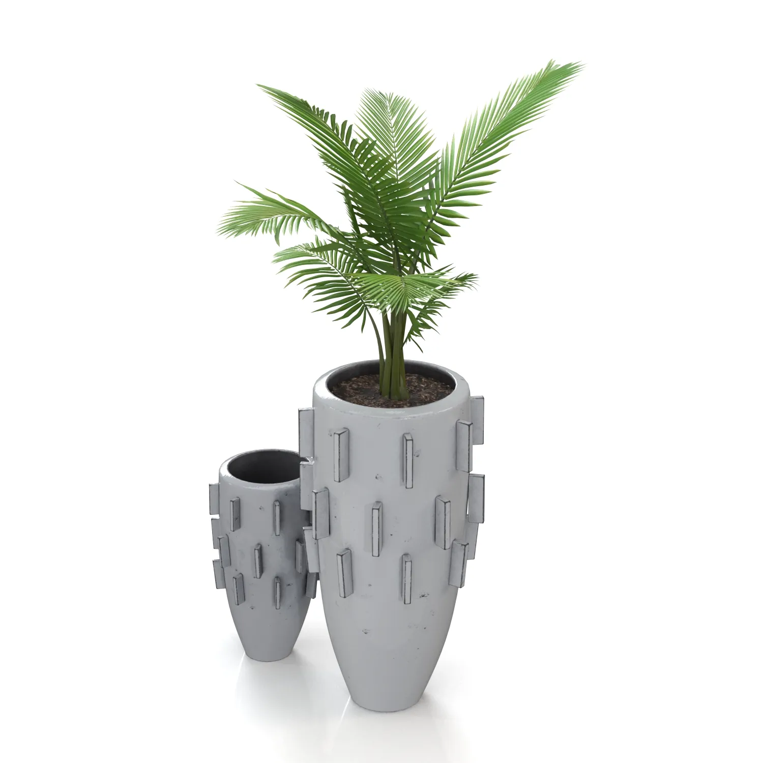 Areca Palm Ari Planter PBR 3D Model_06