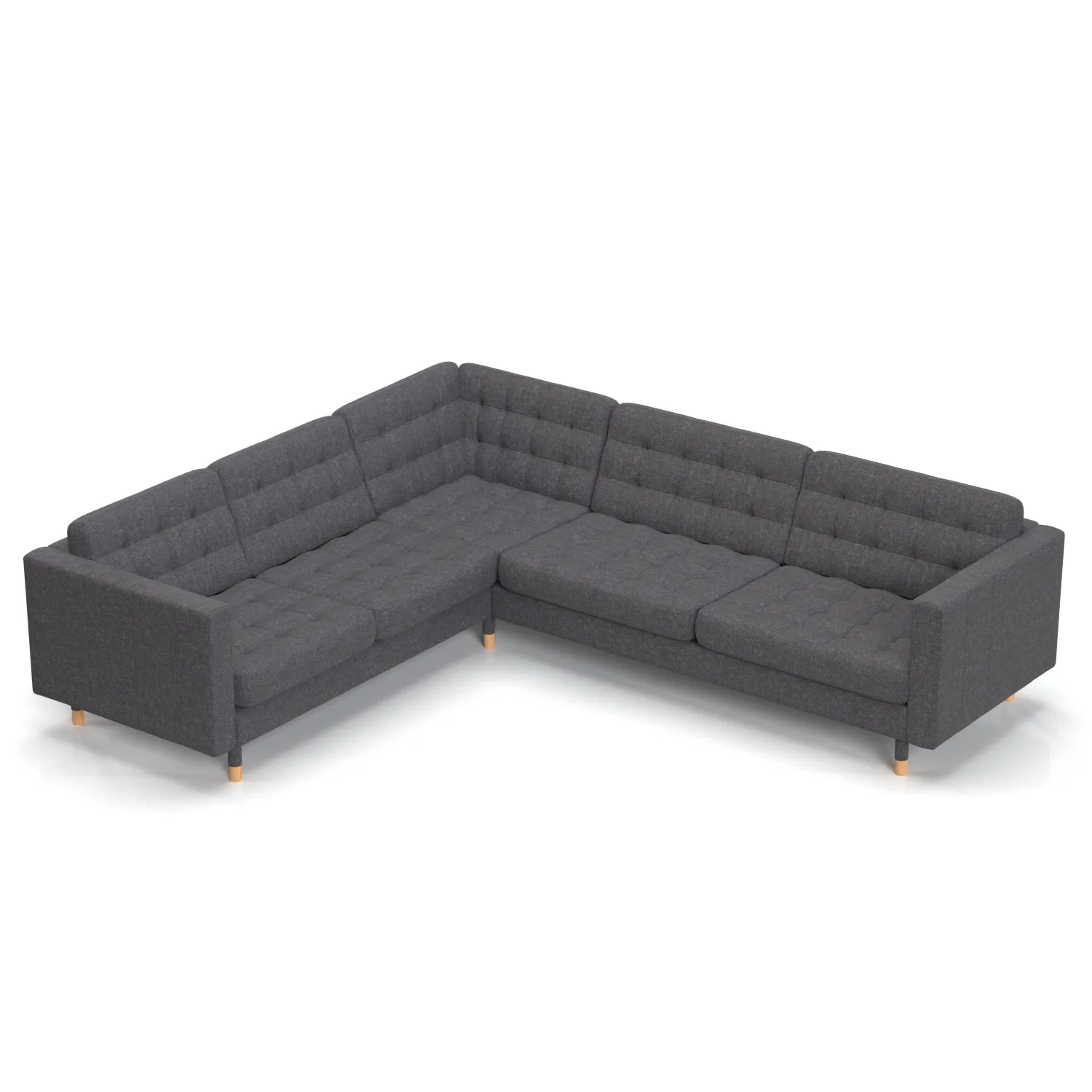 Morabo Sectional 5 Seat Corner Sofa PBR 3D Model_04
