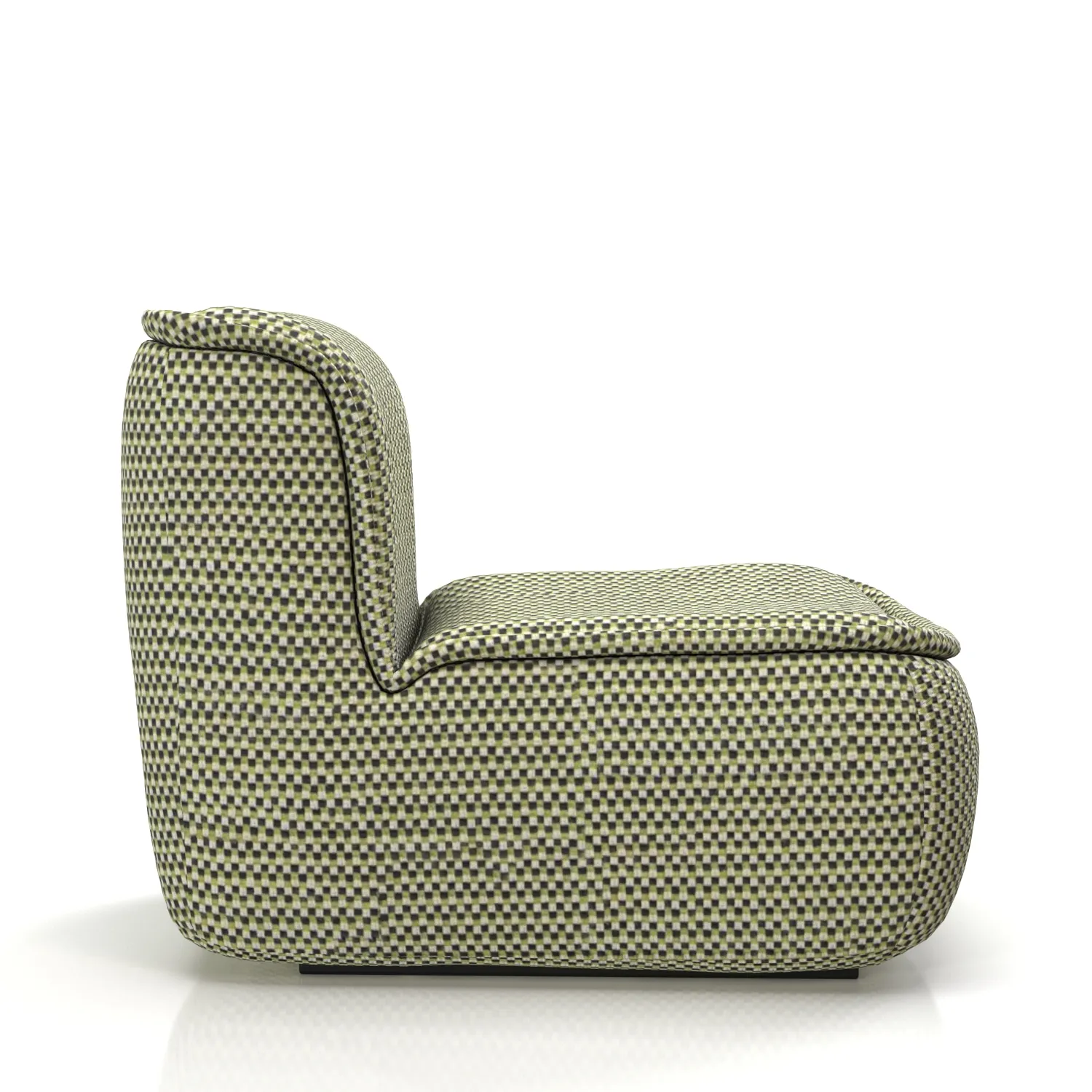 Vintage Velvet Calida Armchair PBR 3D Model_03