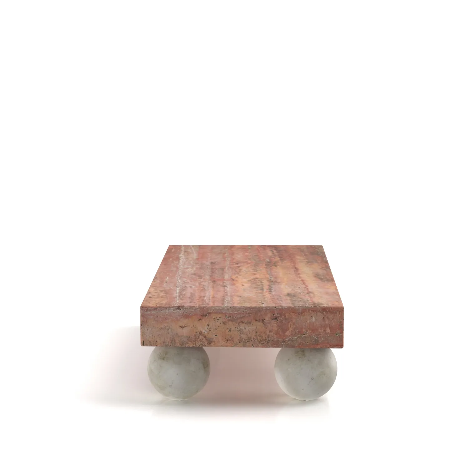 Rouge Royale Marble Slab Coffee Table PBR 3D Model_03