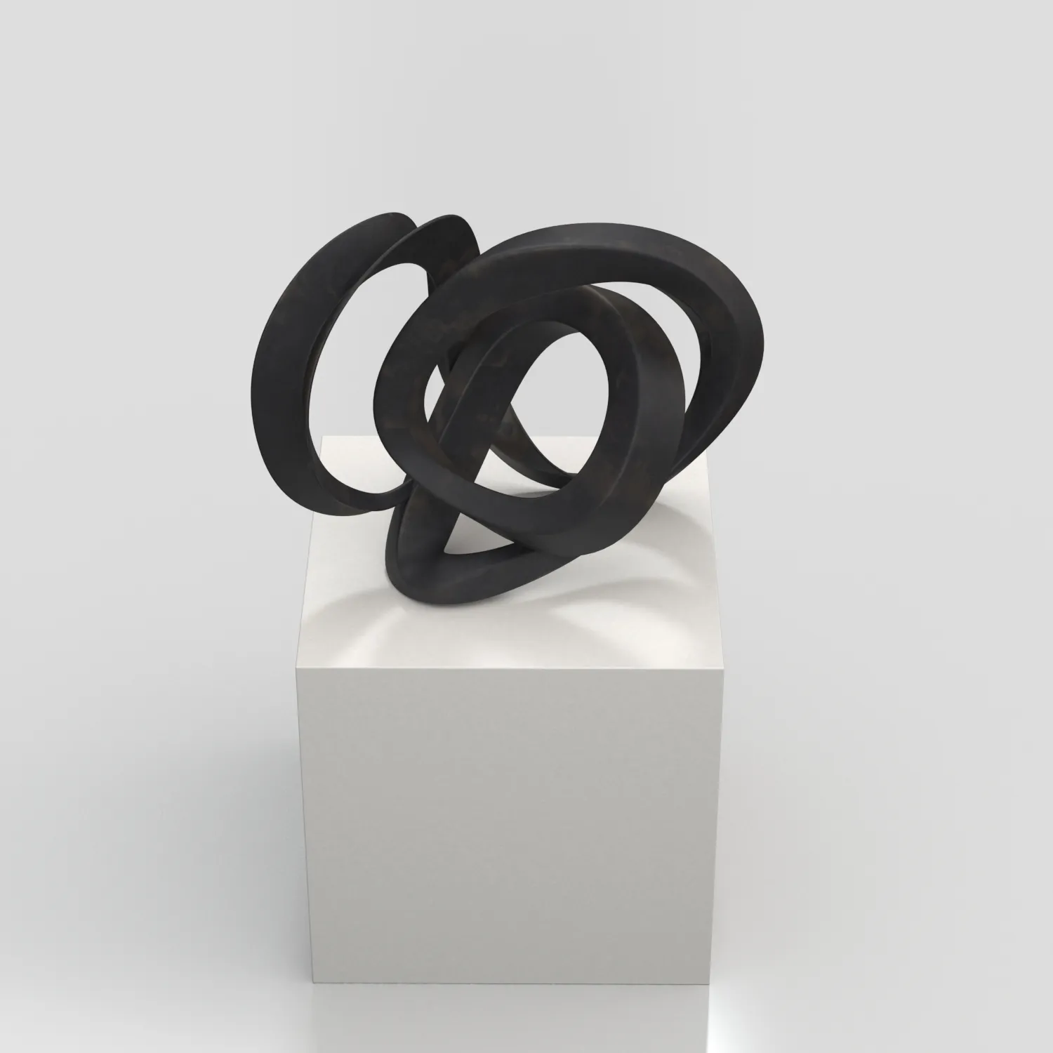 Volatile 2 Steel Sculpture PBR 3D Model_04