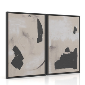 Asia Canvas Wall Art Renwil PBR 3D Model