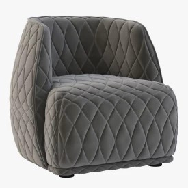Redondo Small Armchair by Moroso 3D Model