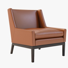 Lounge Occasional Chair 675 by Arudin 3D Model