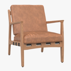 Silas Chair Sahara Tan 3D Model