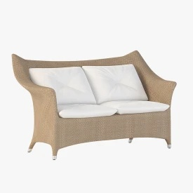 Amari Vita Rattan Sofa 2 Seat By Janice Feldman 3D Model