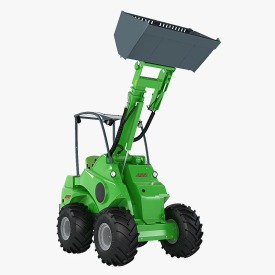 Skid Steer Loader Avant 528 Ts Truck 3D Model