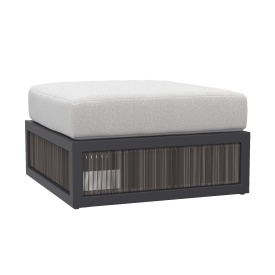 Capri Aluminum Ottoman 3D Model