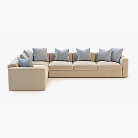Photorealistic Corner Sectional Sofa 3D Model