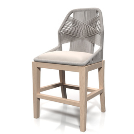 Loom Outdoor Barstool PBR 3D Model