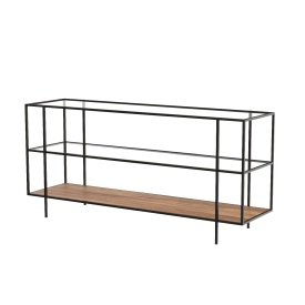 Byron Metal and Glass Media Console 3D Model