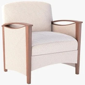 Nemschoff Cities Uptown Medium Armchair 3D Model