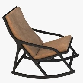 Hoto Derive Ligne Roset Rocking Chair 3D Model