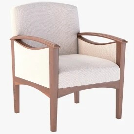Nemschoff Cities Uptown Small Armchair 3D Model