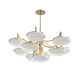 Bregman Convertible Chandelier PBR 3D Model