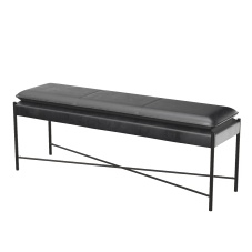 Kara Cushioned X Bench BCH6402A 3D Model