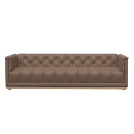 Emmy Rustic Lodge Upholstered Nailhead Trim Tufted Sofa-95 inch 3D Model