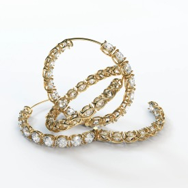 Hoop Ear Ring 3D Model