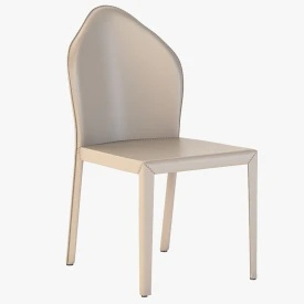 Cattelan Italia Angel Leather Dining Chair By Paolo Cattelan 3D Model