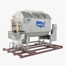 Stainless Steel Dual Trough Vacuum Paddle Blender 3D Model