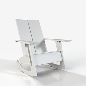 Modern Adirondack Rocking Chair PBR 3D Model