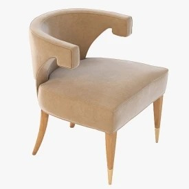 Dering Hall Athena Armchair by Kimberly Denman 3D Model