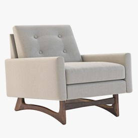 Adrian Pearsall Club Chair 3D Model