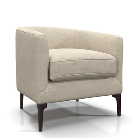 Alder And Tweed Collins Occasional Chair PBR 3D Model