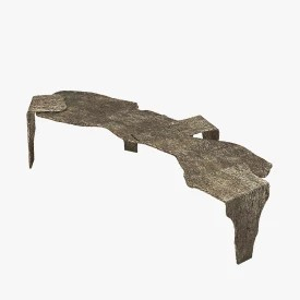 Stefan Bishop Mantle Bench Come Tea Table 3D Model