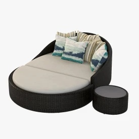 Eclipse Relaxer Outdoor Sofa 3D Model