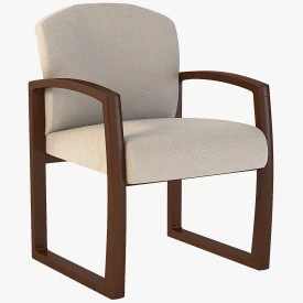 Nemschoff 2600 Series Multiple Seating 2600-10 Armchair 3D Model
