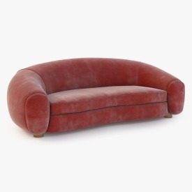 Jean Royere Sofa 3D Model