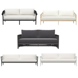 Restoration Hardware Sofa Collection 01 3D Model