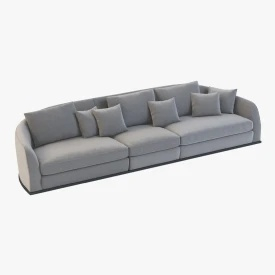 Flexform Alfred Divano Lineare 3 Seater 3D Model