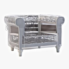 Poltrona Frau Ghostfield Chair 3D Model