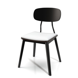 Scholar Dining Chair PBR 3D Model